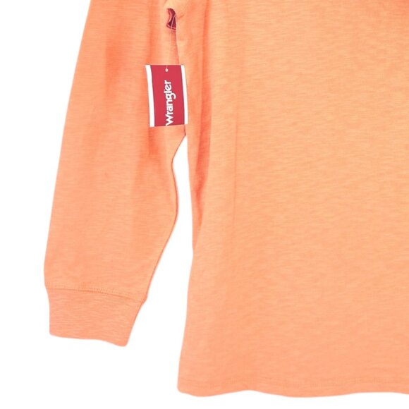 Wrangler Men's Pullover Orange Lightweight Hoodie Size 2XL Regular Fit NWT - Picture 5 of 11